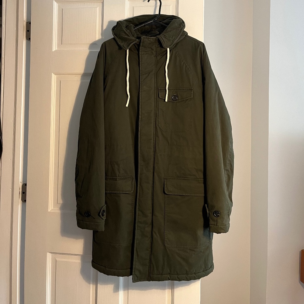 Scotch and Soda Men’s Army Green Winter Parka